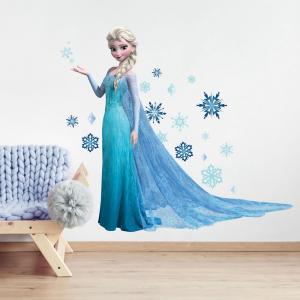 Adesivo de Parede - Frozen Princesa Elsa com Glitter - RMK2371GM