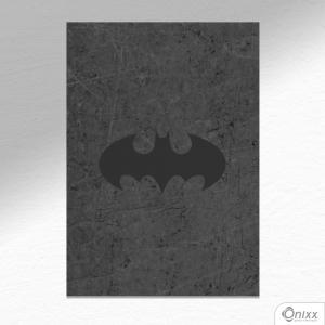 Placa Decorativa Série Heróis Minimalista (Morcego Batman) A4 MDF 3mm 30X20CM 4x0 Adesivo Fosco Corte Reto Fita Dupla Face 3M