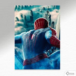 Placa Decorativa Série Super Heróis (Homem Aranha 3) A4 MDF 3mm 30X20CM 4x0 Adesivo Fosco Corte Reto Fita Dupla Face 3M